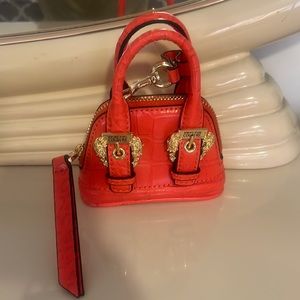Versace Jeans key chain. Can be used as a tinny purse